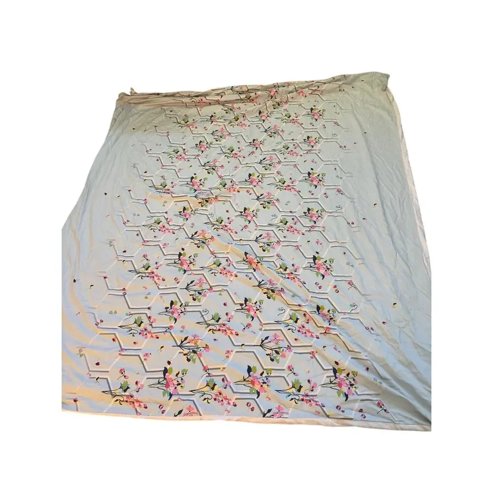 Ted Baker Peppermint Queen Duvet Cover Grey/Pink/Floral